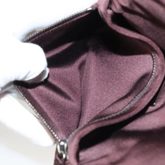 PRADA Pouch Satin Beige Auth 129577 - Picture 10 of 16